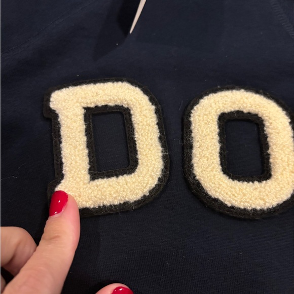 DOEN Varsity Sweatshirt/ Dark Navy M - Picture 5 of 8